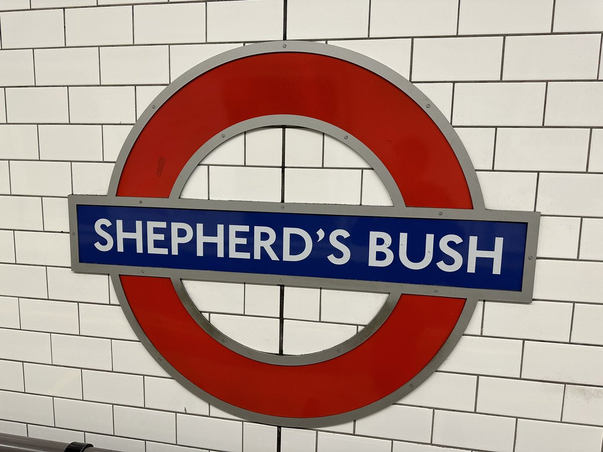 Davseas's tweet photo. Time to make another attempt at a walk I did not quite complete. So here I am at Shepherd’s Bush to start the street walk eastwards https://t.co/YDnHAdQ71n