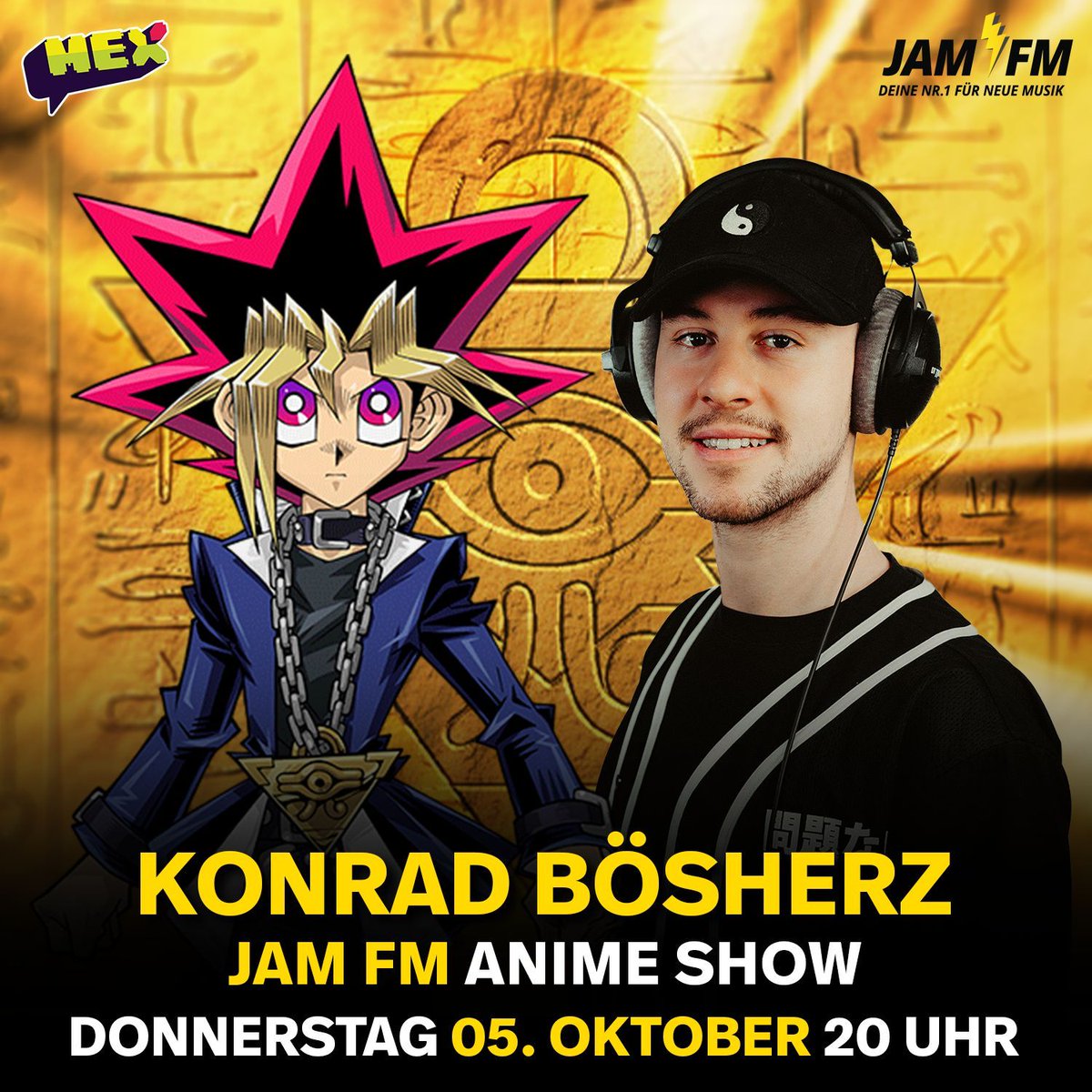 MEXBerlin's tweet photo. Die MEX geht wieder live on air! 📻 Gemeinsam mit unserem Stargast Konrad Bösherz besuchen wir @tobileejamfm im Studio bei @radiojamfm ⚡ Schaltet ein auf FM 93,6 oder auf Twitch: https://t.co/R7BcCJ77my  #Anime #MEX #Berlin #JAMFM #Convention #TobiLee #KonradBösherz https://t.co/O7GU6d67x8