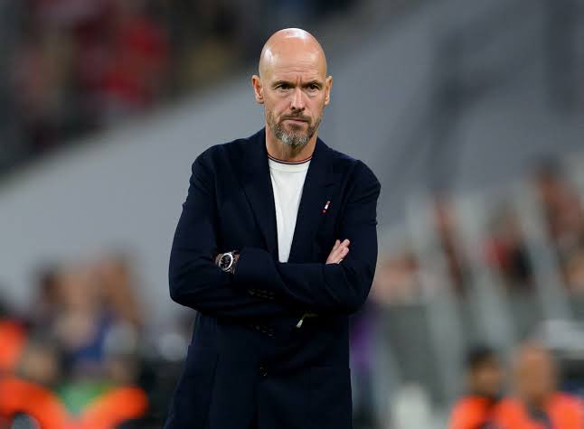 NBSportUg's tweet photo. Is it time for Man Utd to start considering Erik Ten Hag’s position? 

What has gone wrong at Old Trafford? 

#NBSPressBox | #NBSportUpdates https://t.co/I5IUScRuyz