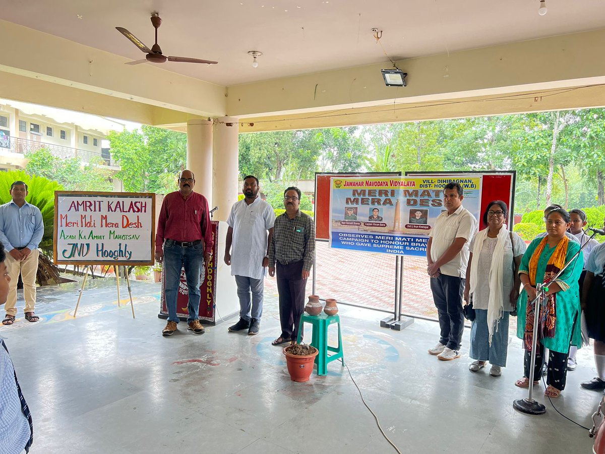 HooghlyJnv's tweet photo. #AmritKalash
@CommissionerNVS
@NVS_RO_Patna @EduMinOfIndia @CHaribabu15 @manojlibra https://t.co/80GFNQjPiA
