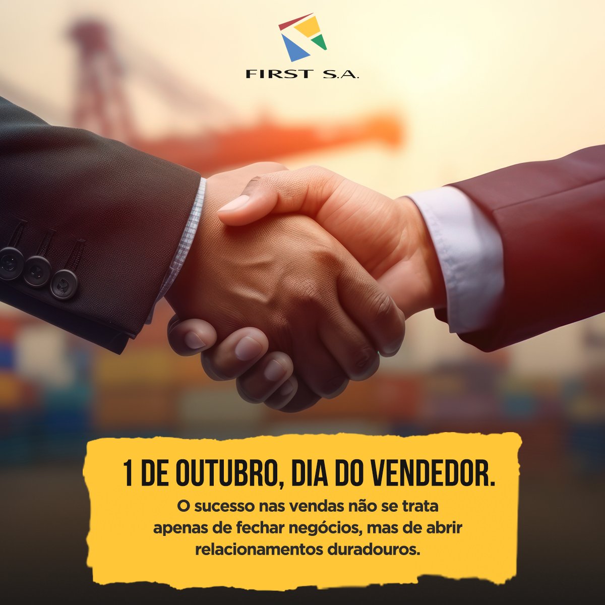 FirstSA13's tweet photo. 🗓🌟 1 de Outubro, dia do Vendedor.

🤝💼 "O sucesso nas vendas não se trata apenas de fechar negócios, mas de abrir relacionamentos duradouros." 💎❤

#firstsa #comercioexterior #importacao #firstimportacao #importarsc #reducaodocustodeimportacao #diadovendedor https://t.co/bKfcGSfaKJ