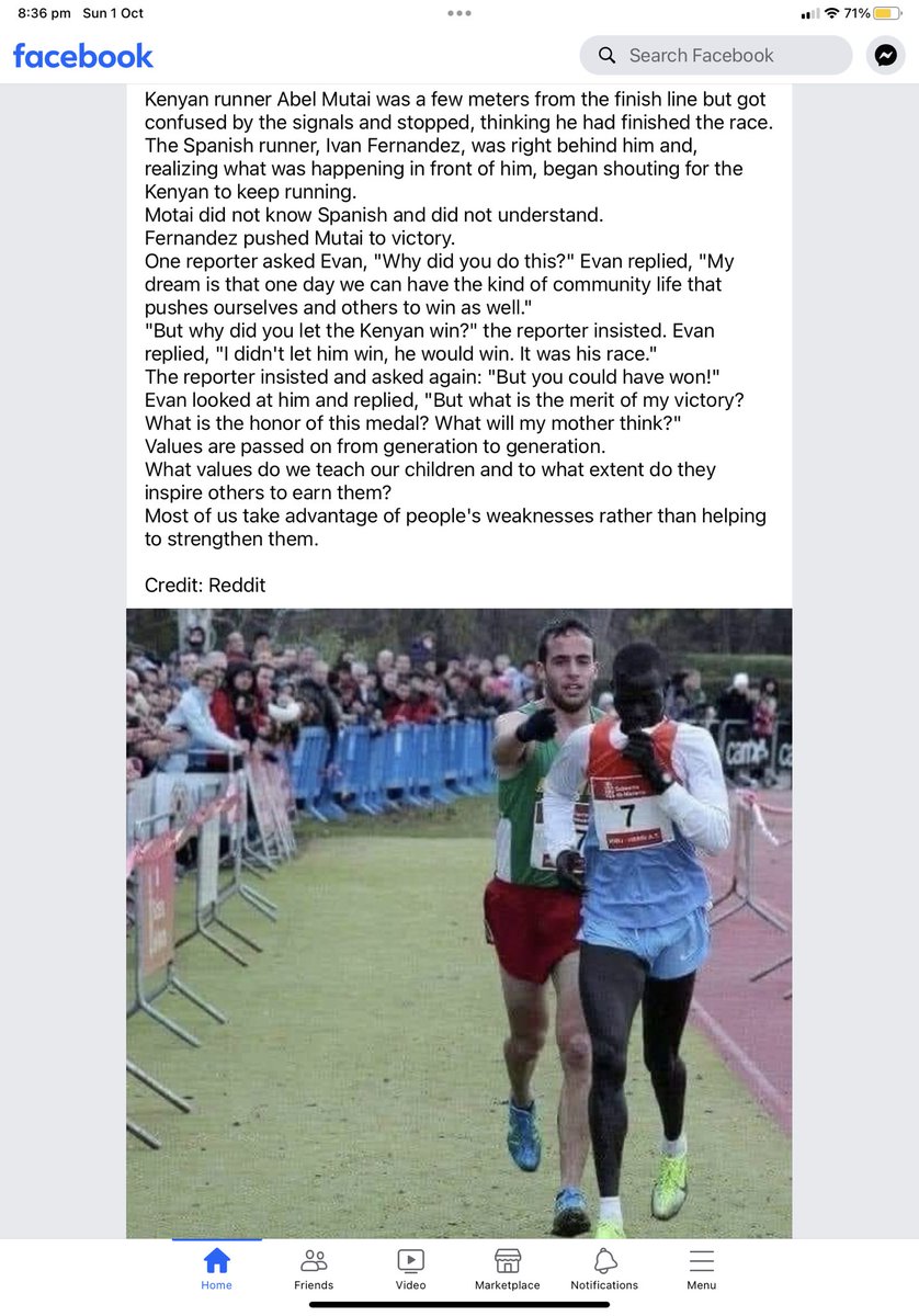 SPORTS VALUES
Beautiful human Mr Ivan Fernandez 

#SportsValues #SportsHonour <a href="/wwos/">Wide World of Sports</a> <a href="/SportsGeek/">Sports Geek</a>