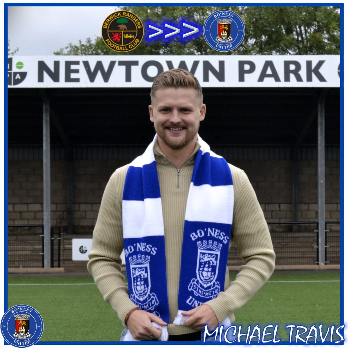 Here's a bit of signing news to brighten up your Sunday lunchtime!

Bo'ness United are very pleased to confirm the signing of Michael Travis from Berwick Rangers, subject to SFA approval!

We spoke to United manager Stuart Hunter this morning about the transfer of the experienced