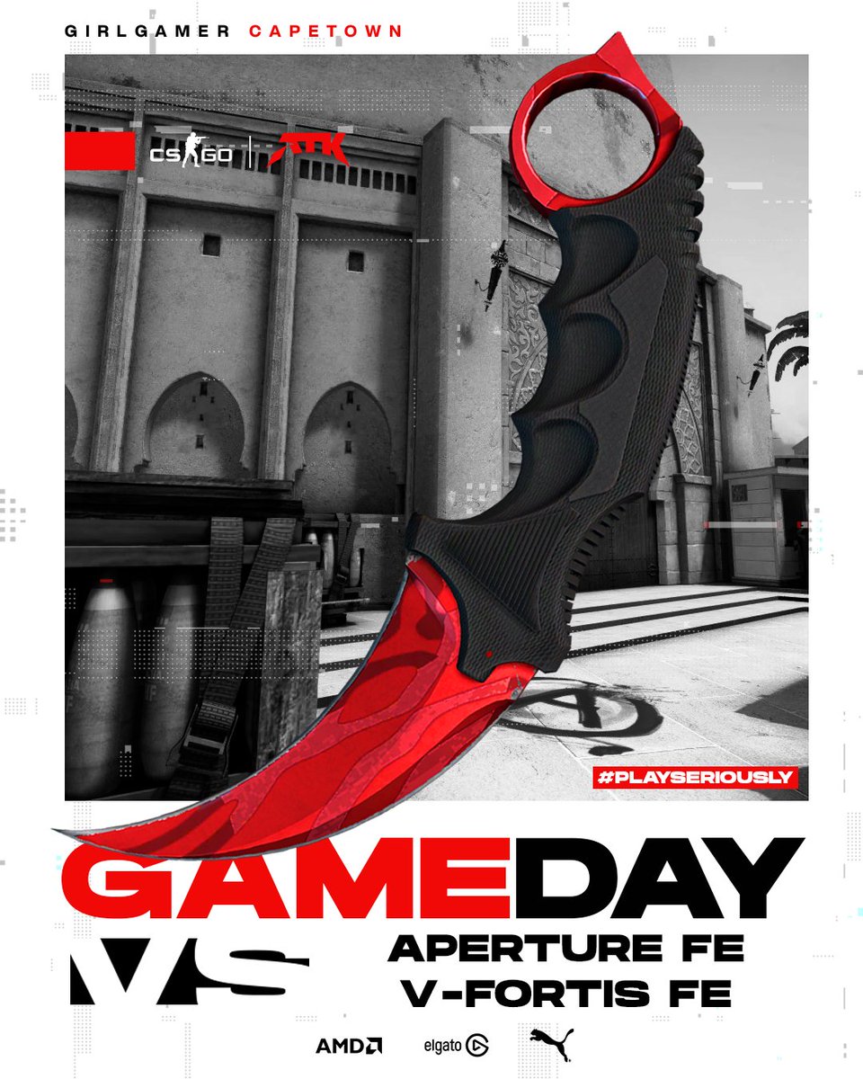 ATKesportsGG's tweet image. Our CS girls are off to a good start in the @GIRLGAMER Cape Town qualifiers after taking down @Avasive_esports! Can they keep up the momentum as they take on V-Fortis Fe and Aperture Fe tonight? ⚔

Good luck squad! 🔥 #PlaySeriously #ATKWin