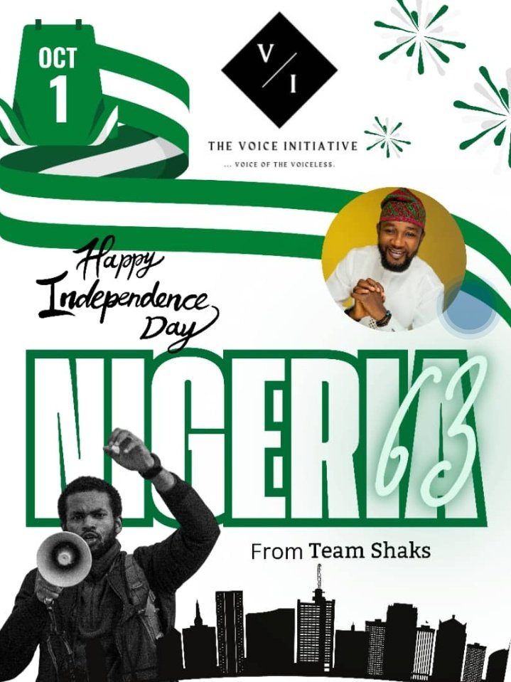 EDaskut's tweet photo. The Voice Initiative wishes all Nigerians Happy Independence https://t.co/4hOgBrT0iK