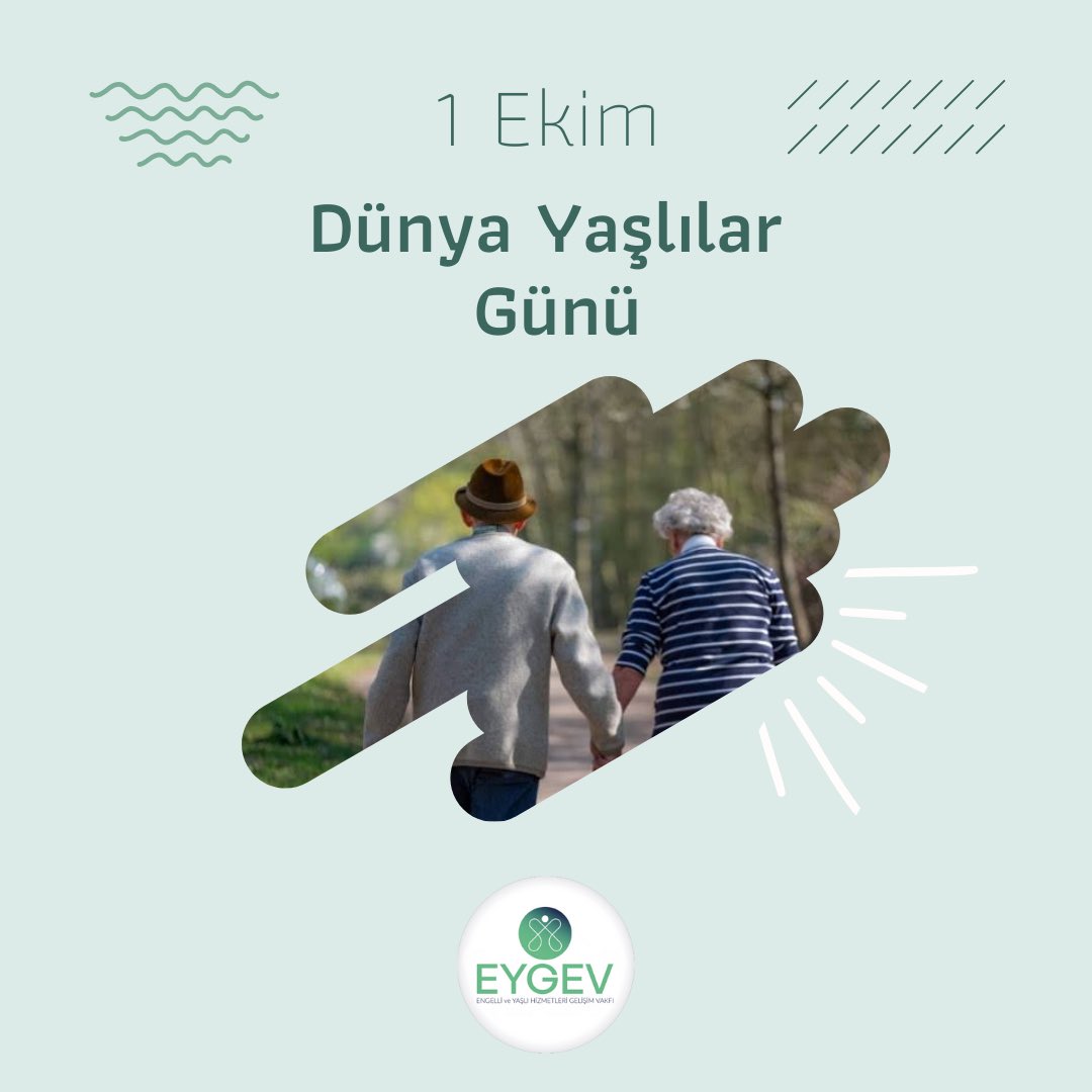 EYGEV_'s tweet photo. Bugün yaşlılarımızı anlamak, onların deneyimlerine saygı göstermek ve toplumumuzun büyük hazinesi olan yaşlılarımızı onurlandırmak için özel bir gün! 1 Ekim Dünya Yaşlılar Günü kutlu olsun. 💐 #engelliveyaşlıhizmetlerigelişimvakfı #eygev #dünyayaşlılargünü #worldelderlyday https://t.co/FGVr3C2Sj7