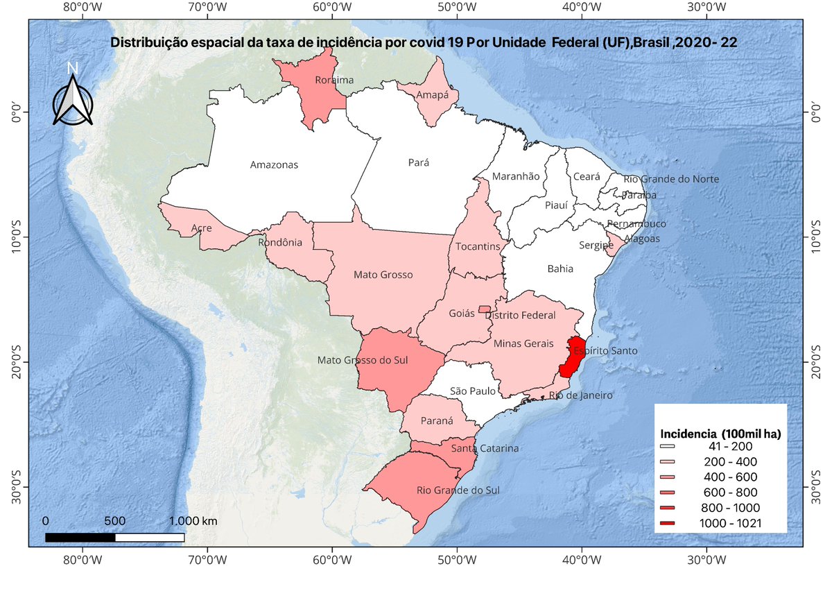 AudencioVictor's tweet photo. Nos últimos dias esteve envolvido na construção de um Bolétim Epidemiologico sobre a Incidência de COVID-19 em Gestantes no Brasil: 2020-2022🤰📊

Compartilho  os resultados  espaciais da taxa de incidência de COVID-19 em gestantes no Brasil, durante o período de 2020 a 2022. https://t.co/EIgQcSShFK