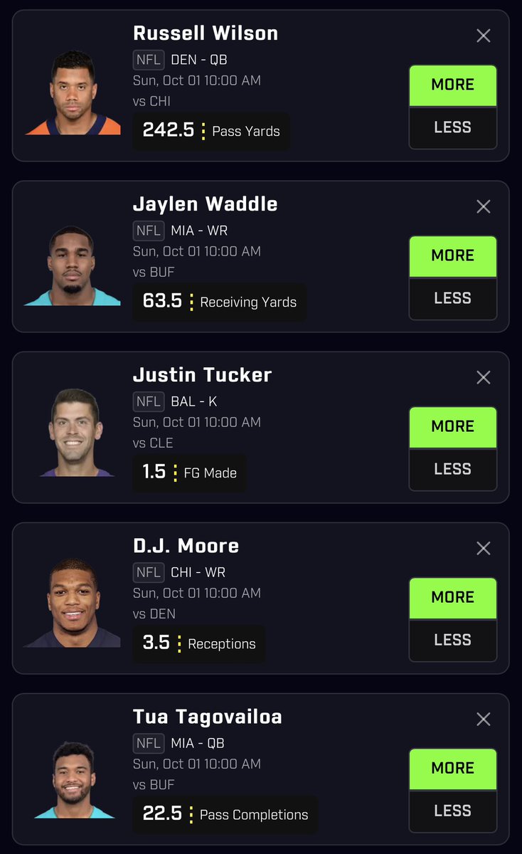 payoutpickz's tweet photo. PRIZEPICKS NFL ⚡️

MIX N MATCH 😮‍💨

WENT 4/5 LAST WEEK 📈 😈

#GamblingTwitter #Dfs #PrizePicks #PrizePicksMLB #SleeperPicks #sportsbetting #playerprops #prizepickspotd https://t.co/wZI9XrdNiA