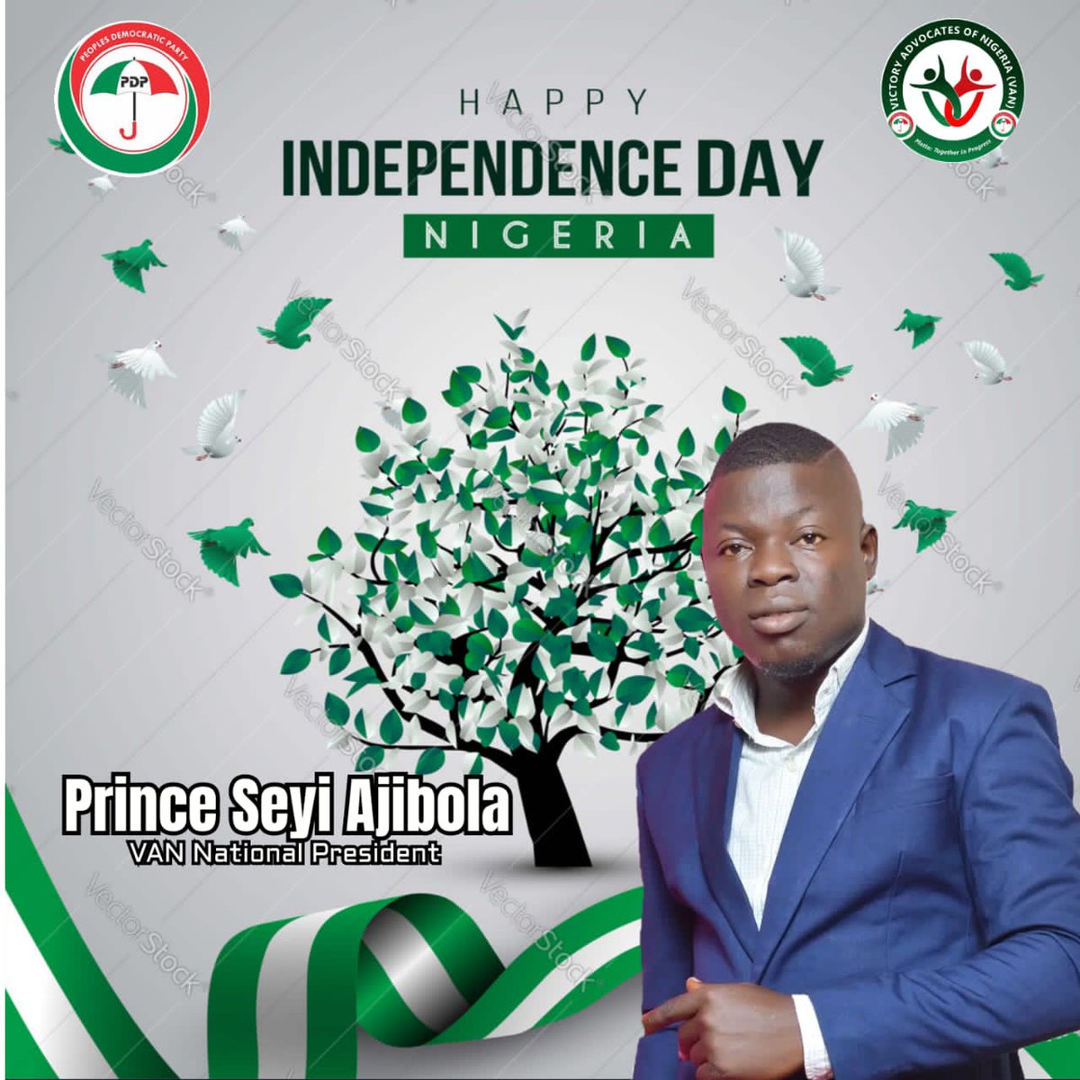 VANPDPNg's tweet photo. In this new month, new  Independence we shall enjoy the peace, freedom &amp; stability on all sides.
God be praised in our situations.

🇳🇬Happy Independence Day
🇳🇬Happy New Month https://t.co/TVOnGxrSly