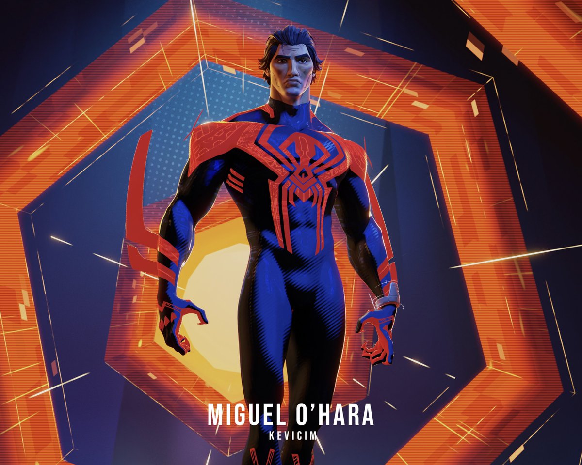 kevicim's tweet photo. Hey guys, it's been a while since I last posted. So here's my fan art version of Miguel O'Hara from Spider-Man:
Across the Spider-Verse! I made this with Blender :)🕷️

#b3d #blender #blendercommunity #ATSV #Miguelohara #fanart https://t.co/qbwaJs5Lso