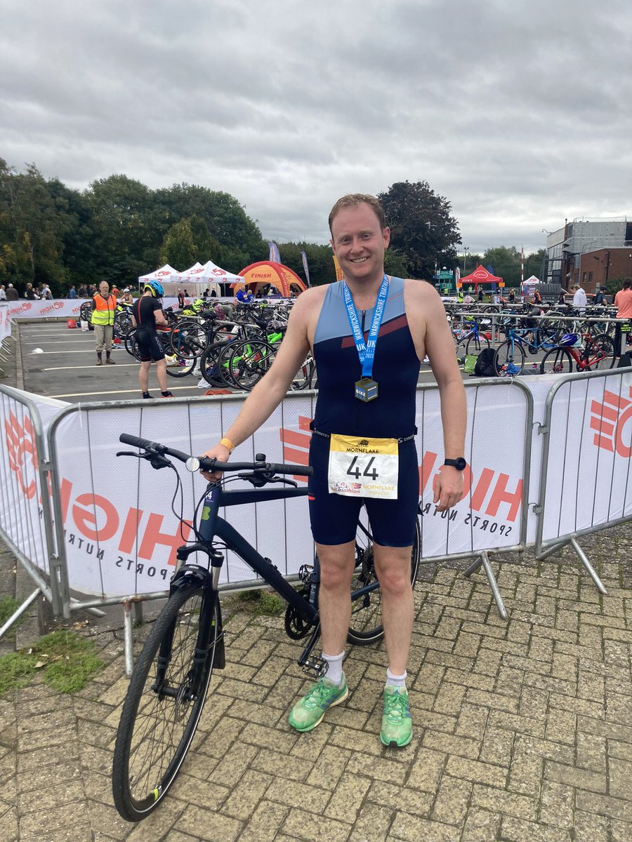 hawford_john's tweet photo. Warwickshire sprint #triathlon 1hr 11mins 🏊‍♂️🚴‍♂️🏃 https://t.co/IPYiYnDwCA