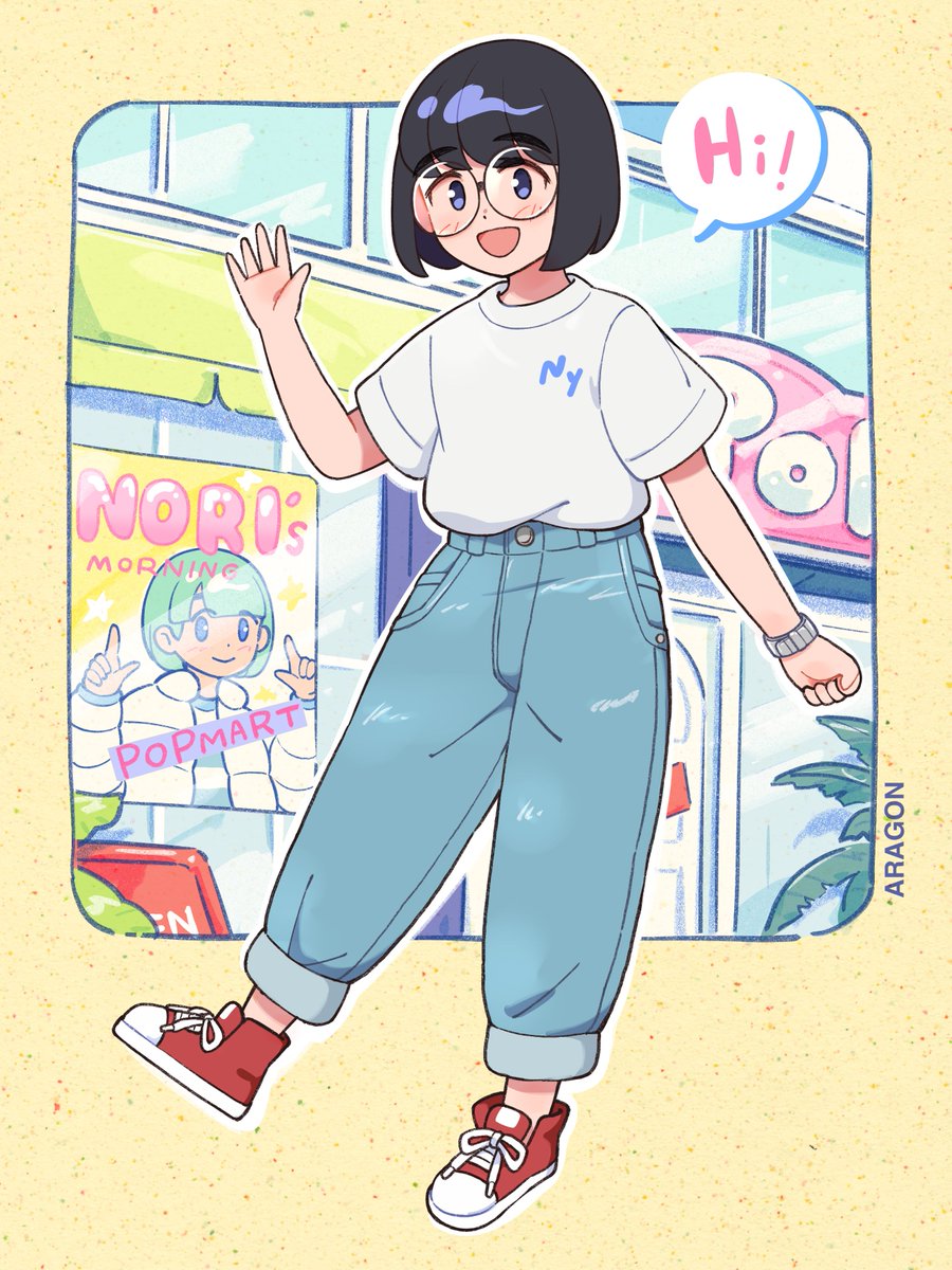 #眼鏡の日  ノーマルNORIちゃんセット👓