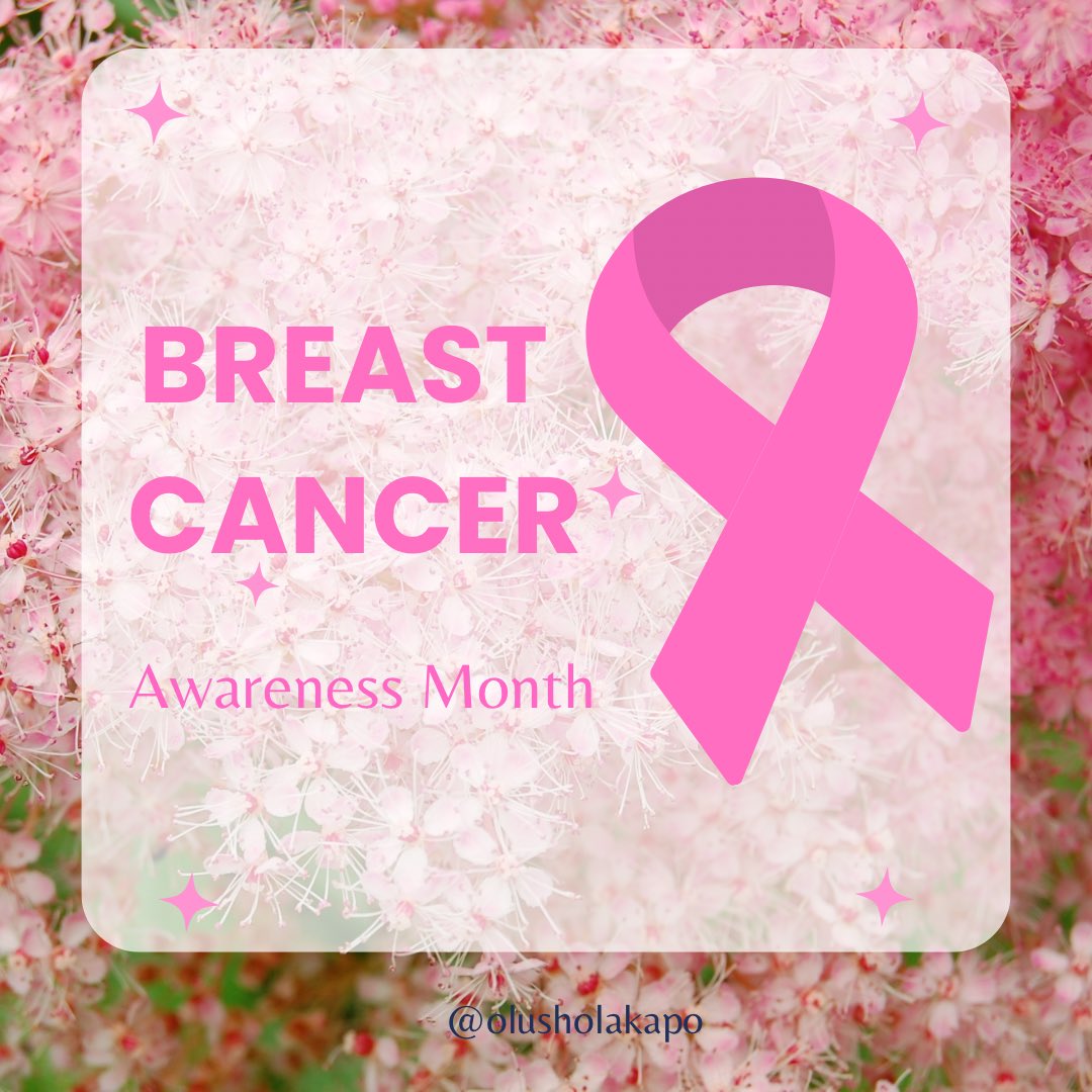 Olusholakapo's tweet photo. Welcome to October 💝
Breast Cancer Awareness Month 🎀
Early detection and the right treatment saves lives , Don’t forget to #FeelItOnTheFirst 
🎀🎀
#October #Pinktober #BreastCancerAwarenessMonth  #PinkOctober #BeBreastAware #CancerLifeCoach #CoachOlusholakapo #Olusholakapo https://t.co/paK71InUtx
