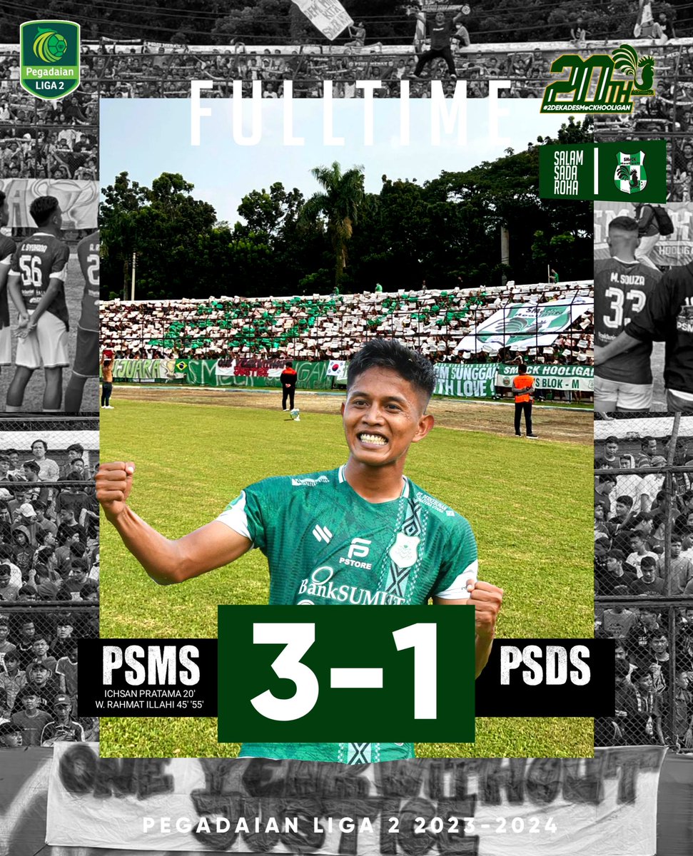 𝘿𝙀𝙍𝘽𝙔 𝙏𝘼𝙉𝘼𝙃 𝘿𝙀𝙇𝙄 𝙆𝙄𝙏𝘼 𝙈𝙀𝙉𝘼𝙉𝙂𝙆𝘼𝙉!

3 poin berharga berhasil kita amankan, selanjutnya Ayam Kinantan akan melakoni double away ke Padang dan Pekanbaru.

RIBAK SUDE!!
