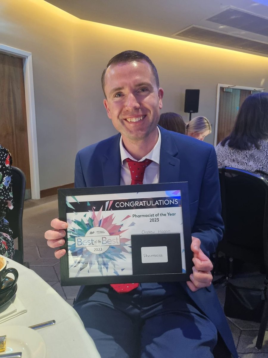 🏆 Well done to Durham's very own 'Pharmacist of the Year', Andrew Hogan! Andrew is based at @BootsUK Durham's @PrinceBishops & took the accolade at the recent 'Best of the Best Awards 2023'. A fantastic achievement and brilliant for our stores to represent the city. 👏