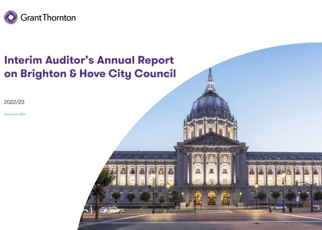 The periodic claims from Labour that <a href="/BHGreens/">Brighton & Hove Green Party</a> “messed up the councils finances” have resurfaced with the external auditors report this week. 

Reality is though, it was far from the ‘gotcha’ type of document they were hoping for! Here is a quick thread about what it said 🧵 1/12
