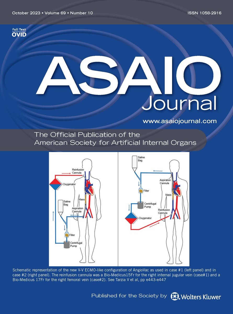asaiojournal's tweet photo. Read the October issue! https://t.co/2iRNolhdBk

In the Issue #FREE #ELSO #PedsNeuro #ECMO #Guidelines
Also #BiVAD #HeartTx #LVAD #RVdysfunction #Anesthesia #BiomedicalEngineering  #HeartFailure #LungFailure #SingleVentricle #pedsVAD #PedsTx #InMemoriam for Dr Leonard AR Golding https://t.co/ygCIMit4ch