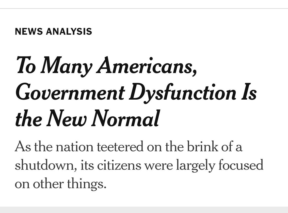 Translating Republican dysfunction to “government dysfunction” is not only imprecise, it assists the GOP by echoing their message.
