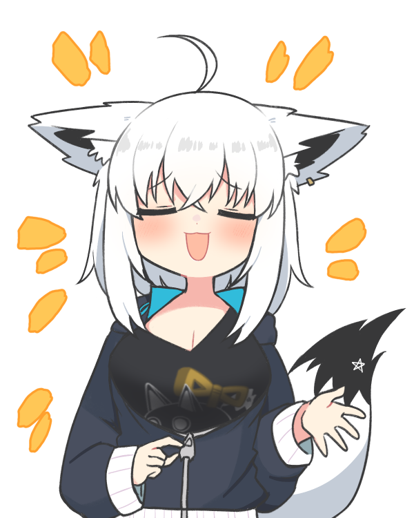 白上フブキ 「」|トゥーミのイラスト