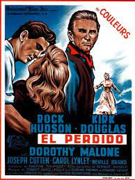 merlinpapin3's tweet photo. .@FredOL69007 Ce soir sur .@Artefr le film #ElPerdido Robert Aldrich
Avec : Rock Hudson, Kirk Douglas, Dorothy Malone, Joseph Cotten, Carol Lynley, Neville Brand, Regis Toomey, James Westmoreland, José Frowe, Margarito Luna, José Torvay, Jorge Treviño, Manuel Vergara 'Manver', Adam Williams, Jack Elam, John Shay
Le shérif Dana Stribling poursuit Brendan O'Malley, responsable de la mort de sa soeur. Après avoir franchi la frontière mexicaine, O'Malley atteint le ranch des Breckenridge, où il se fait engager pour convoyer un troupeau jusqu'au Texas. Le shérif, qui peste de ne pas pouvoir intervenir puisque le meurtrier se trouve hors de sa juridiction, laisse entendre à O'Malley qu'il le tuera à la première occasion. En attendant, il se fait également embaucher pour escorter les bêtes de Breckenridge, lequel est doté d'une fort jolie épouse, prénommée Belle, avec laquelle O'Malley a eu une liaison seize ans plus tôt. L'ancien amant ne l'a d'ailleurs pas oubliée, et s'empresse de la courtiser à nouveau. Tout comme le shérif, qui surenchérit à chaque occasion. Lorsque Breckenridge, lors du voyage, se fait tuer, Belle donne la préférence à O'Malley...