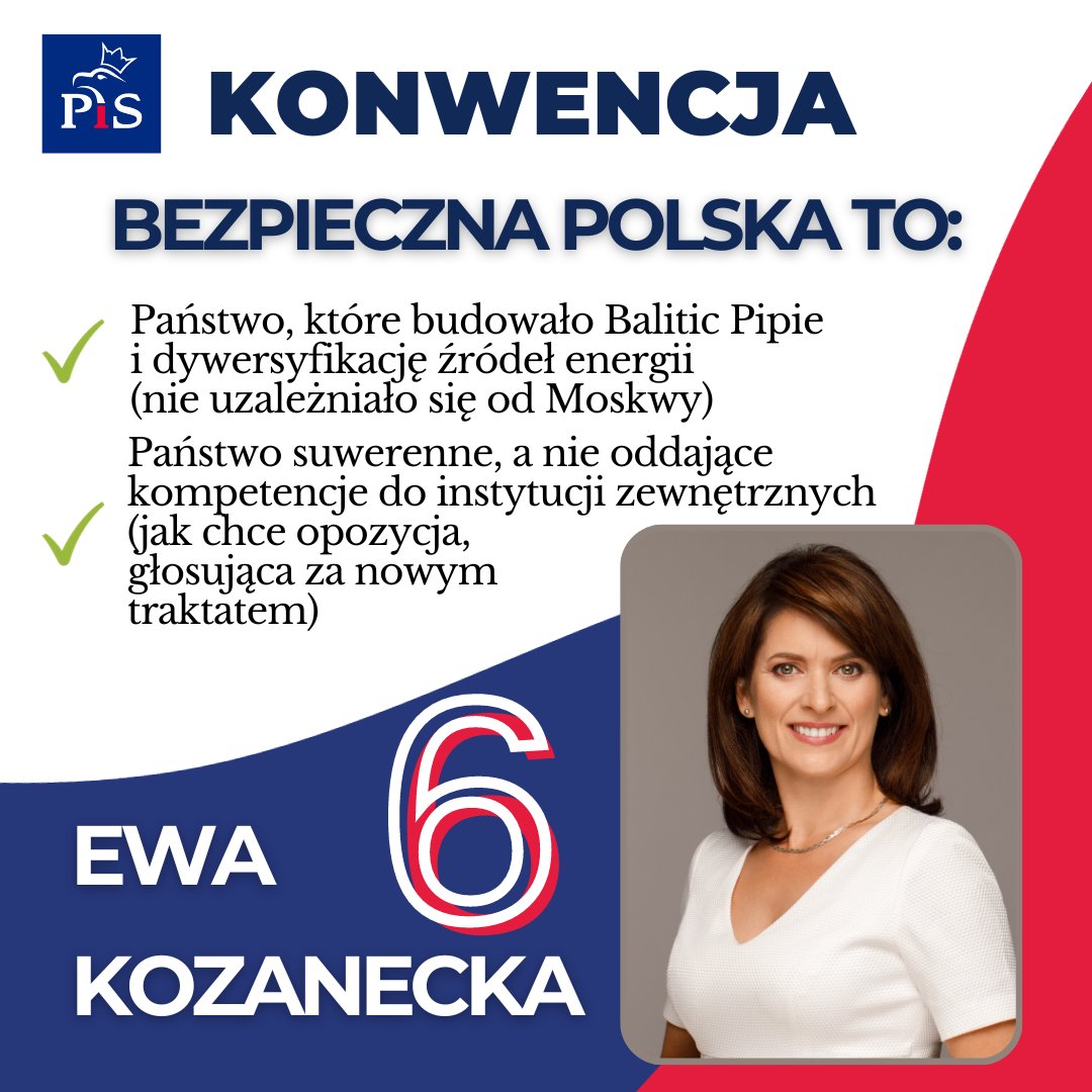 ewa_kozanecka's tweet photo. Konwencja Prawa i Sprawiedliwości w Katowicach
👇
@pisorgpl
#BezpiecznaPolska #BezpiecznaPrzyszłośćPolaków #PiS #Posełna6 #ek6 https://t.co/kG3tPefN10