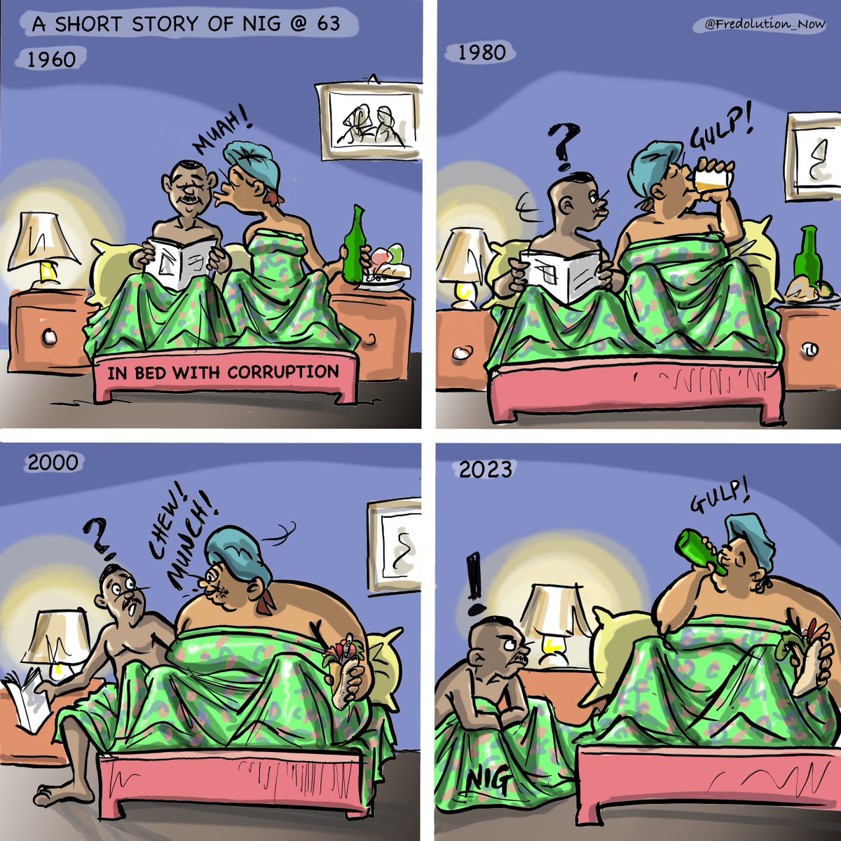 My cartoon today: Happy Independence (A short story)🙄