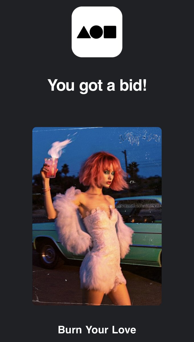 4th bid came from <a href="/robzzzilla/">Rob Z.</a>  🔥

Feeling incredibly grateful, thank you so much!!!💘

Who wants to join the bid war?