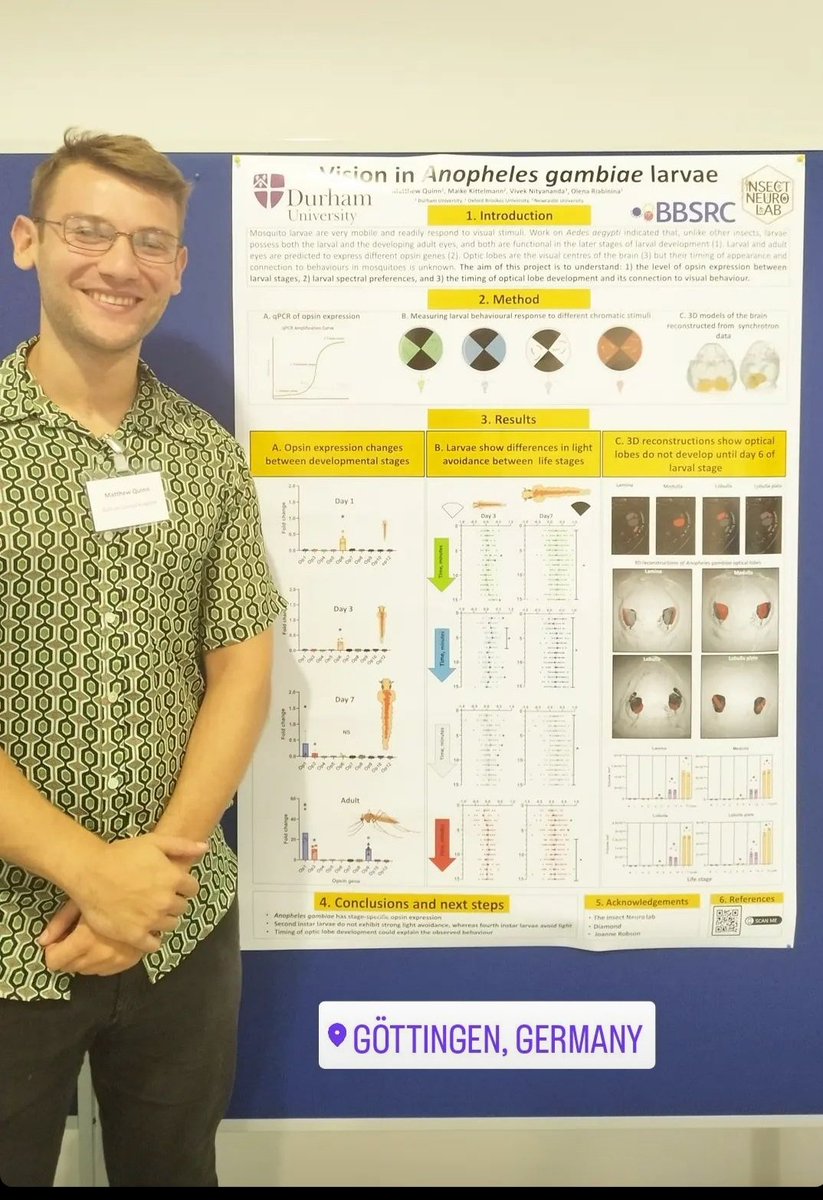 Matt_MicroB's tweet photo. Enjoyed presenting my research at the Molecular Genetics Spirit Summer School in Göttingen! All things #Microinjections, #RNAi, and #In situ hybridization. Highly recommended the course to apply these tools in a non-model organism. 🦟 @lab_neuro https://t.co/fu5lkHBG1s