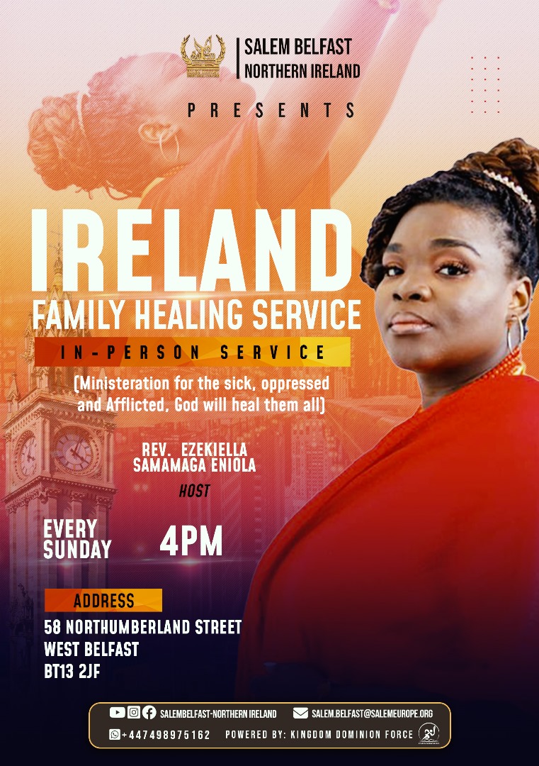 EzekiellaSam's tweet photo. The power of God is readily available for the healing of your family, your mind, body and soul,
 Join us tonight 4pm 
#rediggingthewells #healireland #healbelfast #reviveeurope #kingdom #revival #salembelfast #belfast #northernireland #ireland #unitedkingdom #europe https://t.co/O4RYPCbxvL
