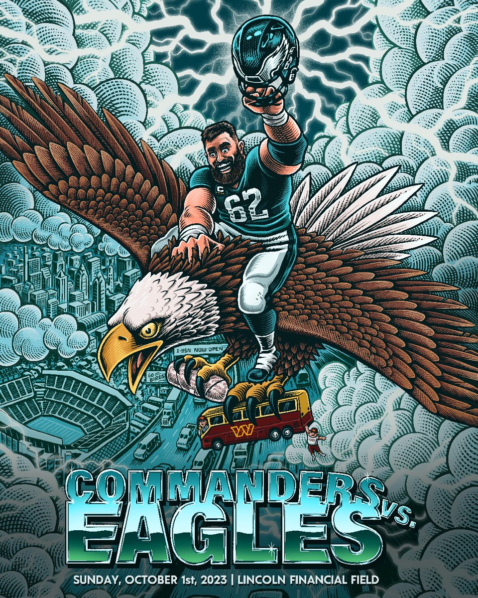 Eagles's tweet image. Ready to fly high

@Pepsi | #FlyEaglesFly 

🎨: mario_zucca/IG