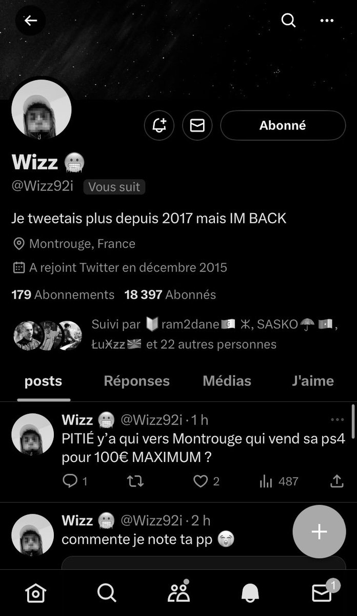 ejaculateur008's tweet photo. Je fait partie de l’élite  je répète qui fait partie de l’élite https://t.co/iZ1ojQDA5m