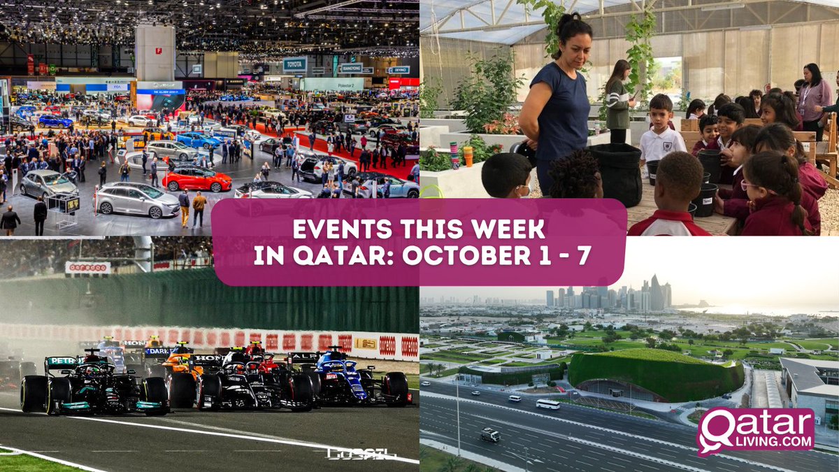 qatarliving's tweet photo. Gear up for a star studded week as some of the world's most coveted events take center stage in Qatar. 🤩
Find out more about this week's line up of thrilling events by clicking on the link below 👇
#Qatar #QatarLiving #EventsInQatar
https://t.co/wO3mA0JHx1 https://t.co/7EPWdpnbEv