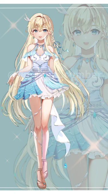 IRIAMにて活動予定のTokiプロダクション所属久寧 凪様()担当させていただきました 