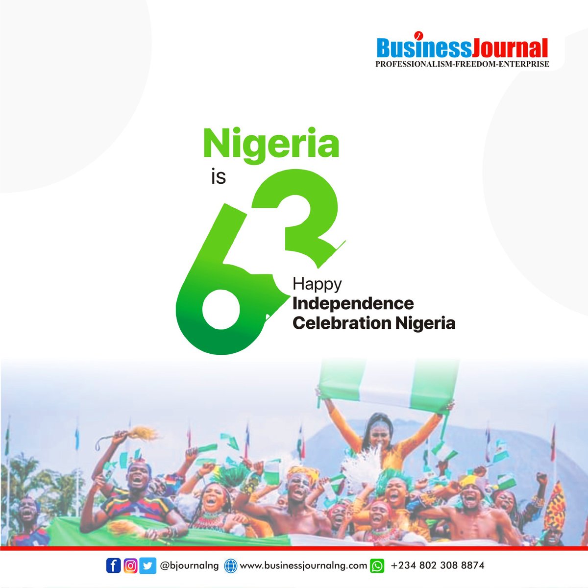 Happy 63RDIndependence Celebrations Nigeria.

INEC | Tinubu