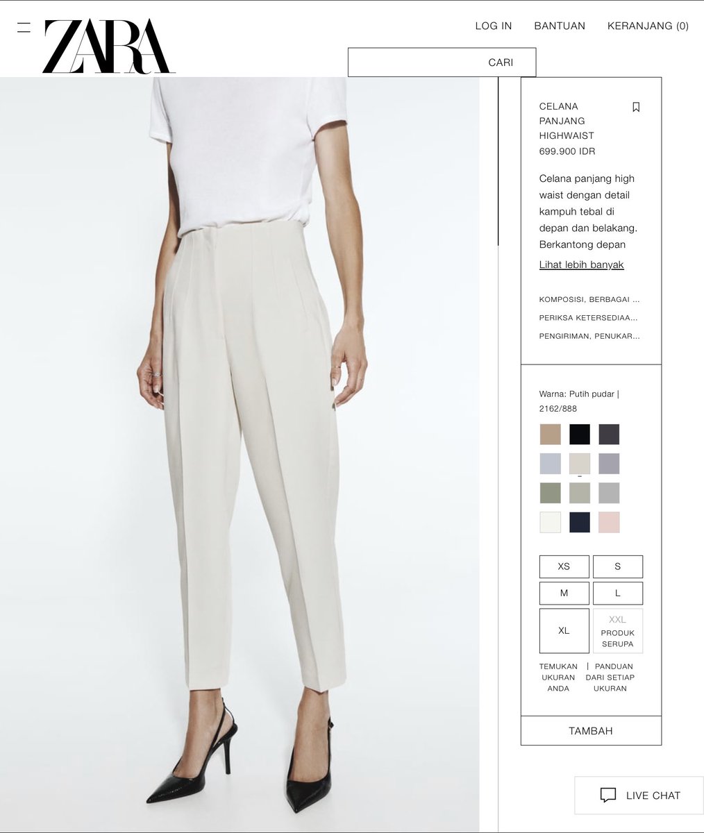 ariearuem's tweet photo. @ohmybeautybank Kalo yg di foto itu aku punya dari Zara nder. Langsung ke offline storenya aja biar bisa dicoba atau bisa juga beli online di webstorenya kalo di daerah sender belum ada Zara https://t.co/nfTQX42GqJ