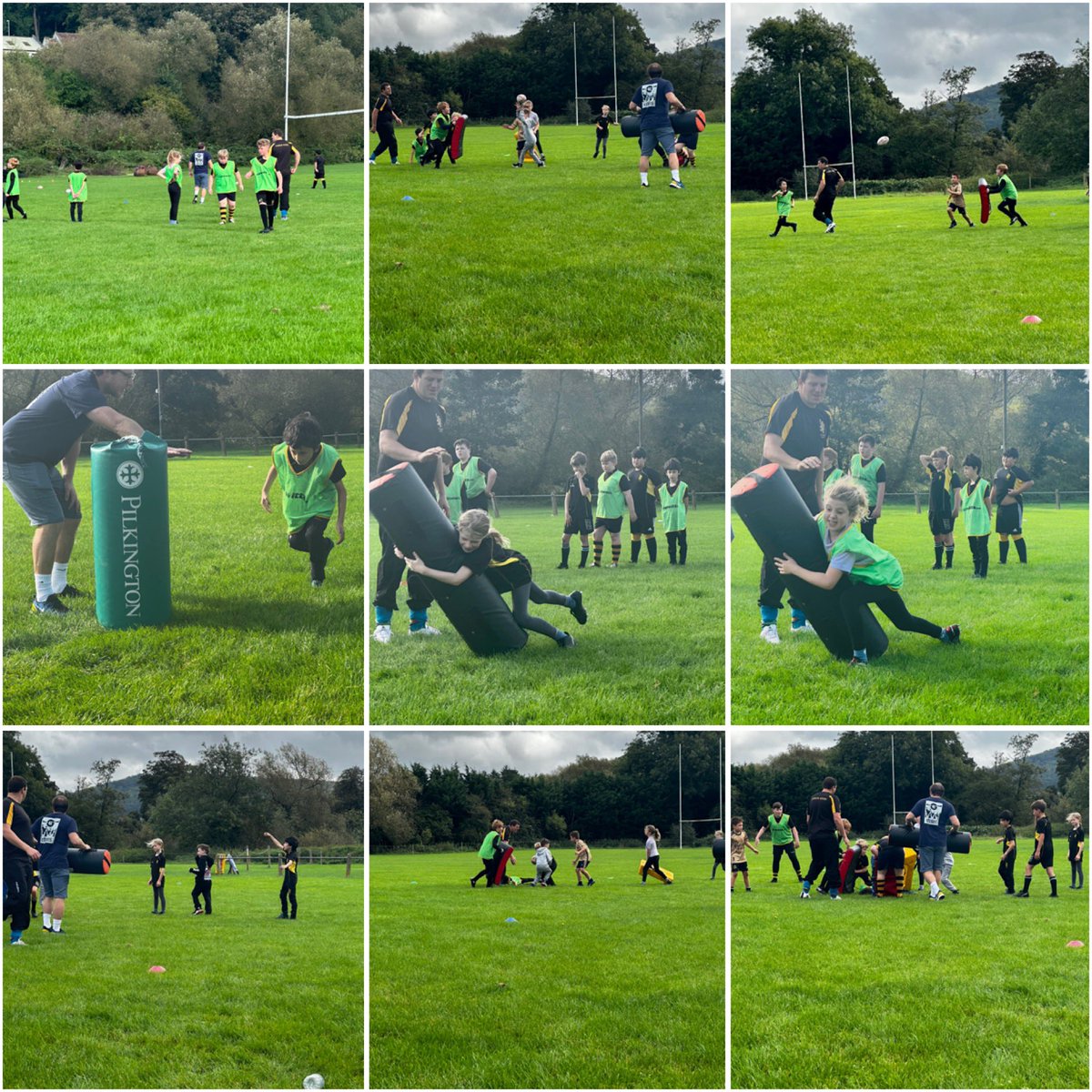 Great training session this morning. Everyone welcome from 4 to 12 years old, Sunday 10am. Contact us for further details. #avonminis #bath #Rugby