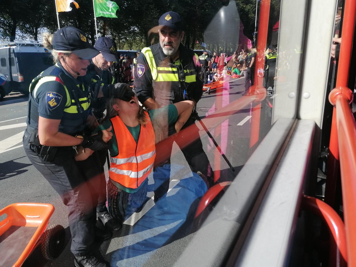 The The Hague police has turned violent again.😵

Why do you feel the need to be brutal to peaceful protesters that are just demanding their human right of a life in safety and peace?

The UN has called these methods torture.
