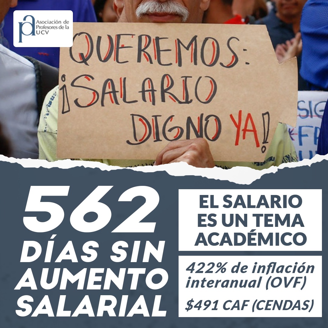 #UCV #Profesores #Venezuela #SalariosDignosYa