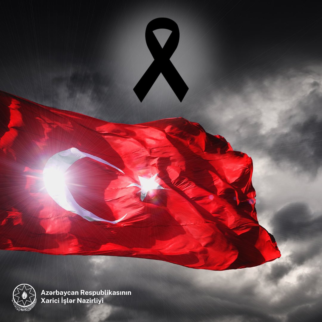 Qardaş #Türkiyə|nin Daxili İşlər Nazirliyi yaxınlığında baş verən terror hücumunu kəskin şəkildə pisləyirik.

Terrorizmə məruz qalan ölkə kimi Türkiyə ilə həmrəy olduğumuzu bildirir, terrorizmin bütün forma və təzahürlərinə qarşı mübarizəni hər zaman dəstəkləyirik. 

<a href="/MFATurkiye/">Turkish MFA</a>