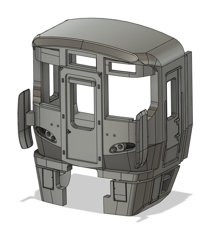 こたつ 台北地下鉄風電車A型 4両 、台湾通勤電車3Dプリントキット