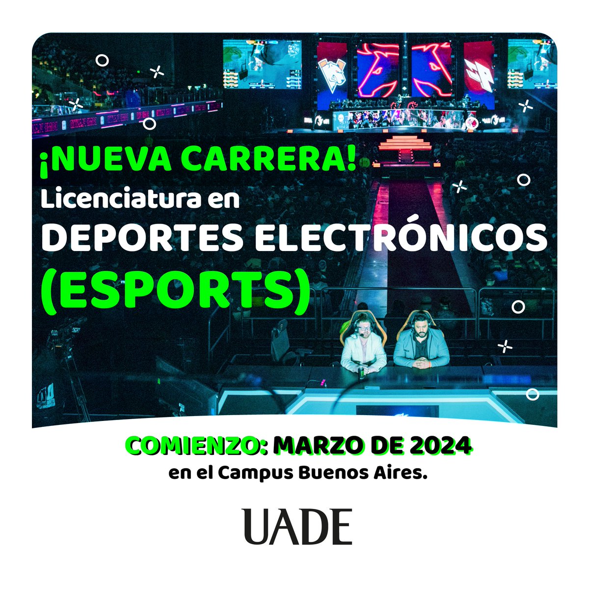 ¡Conocé más la nueva carrera!
👉bit.ly/3EXTFis 

#Carreranueva #UADE