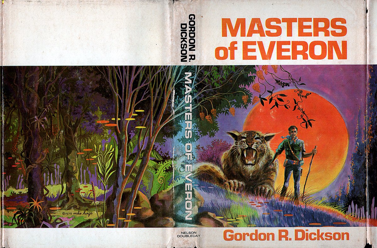 mavmaramis's tweet photo. Gordon R. Dickson, Masters of Everon, Nelson Doubleday, 1979. Cover: Mike Hinge. Book Club Edition. #GordonDickson #MikeHinge #NelsonDoubleday #BookClub #masters #Everon #cat #70sscifiart @thatsgoodweb @afrocosmist @70sscifi @retroscifiart @doberes https://t.co/zbETbUqtx8