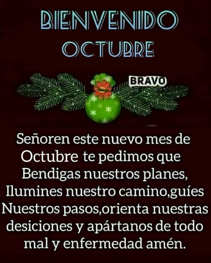 #FelizOctubre