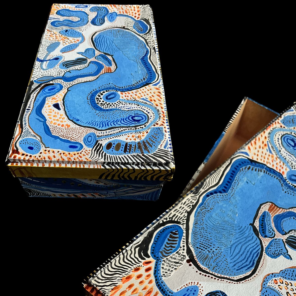 RaconRevolution's tweet photo. Painted a box after so long; probably going to gift it off to someone, first chance I get
#paintedbox #artoutofwaste #handpainted #openforcommissions #theraconteursrevolution https://t.co/wM6b5tUYxP