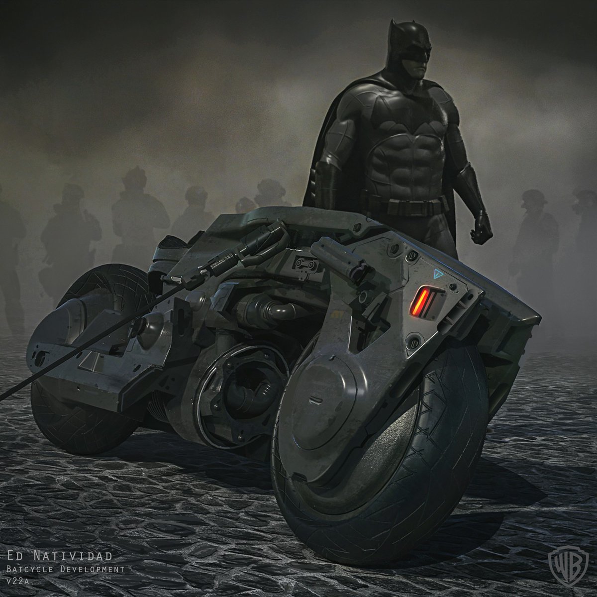Jonathan__DC's tweet image. Arte conceptual para #TheFlashMovie ⚡ con los trajes de Ben Affleck como #Batman y flash.