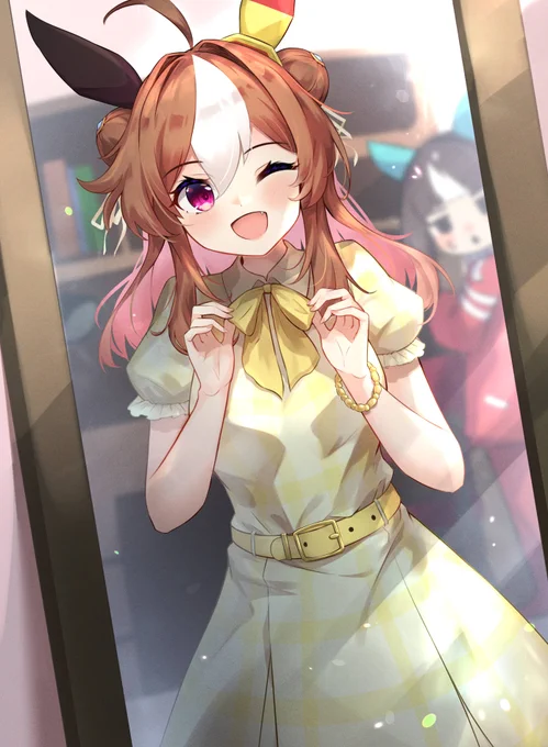 お出かけ前なリッキーちゃん #ウマ娘 #コパノリッキー