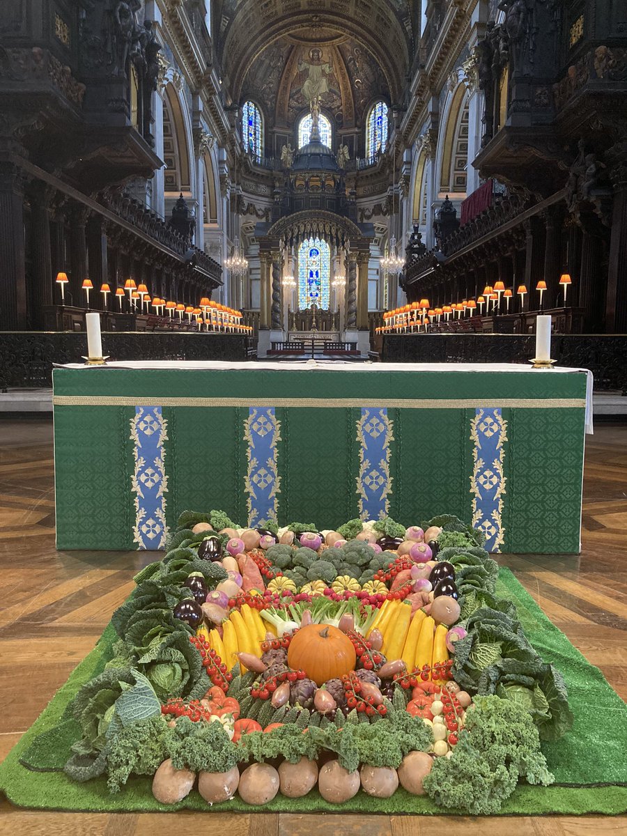 A privilege and a pleasure to go to <a href="/CityHarvest_LDN/">City Harvest London</a> #HarvestFestival service today at <a href="/StPaulsLondon/">St Paul's Cathedral</a> 

What an amazing charity: collecting food that would go to waste - and giving it to those who need it. ❤️