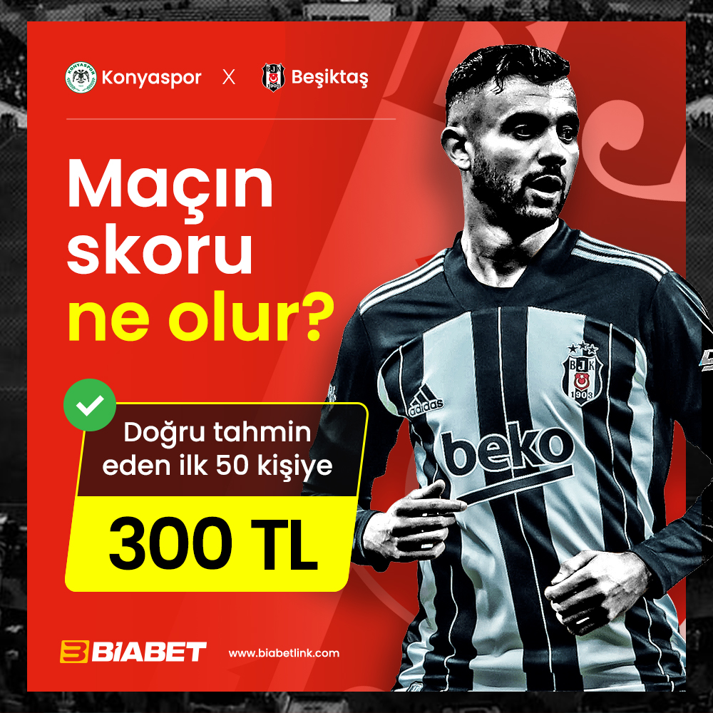Biabet’ten Skor Tahmin Etkinliği⚡ #KONvBJK

Konyaspor 🆚 Beşiktaş maçının skoru ne olur?

İlk 50 kişiye 300₺ Nakit Bonus 🎁

👉RT yap 3 kişiyi etiketle    
👉Form açıklamasındaki tüm hesapları takip et

‼ Formu doldur: l24.im/bD1tu