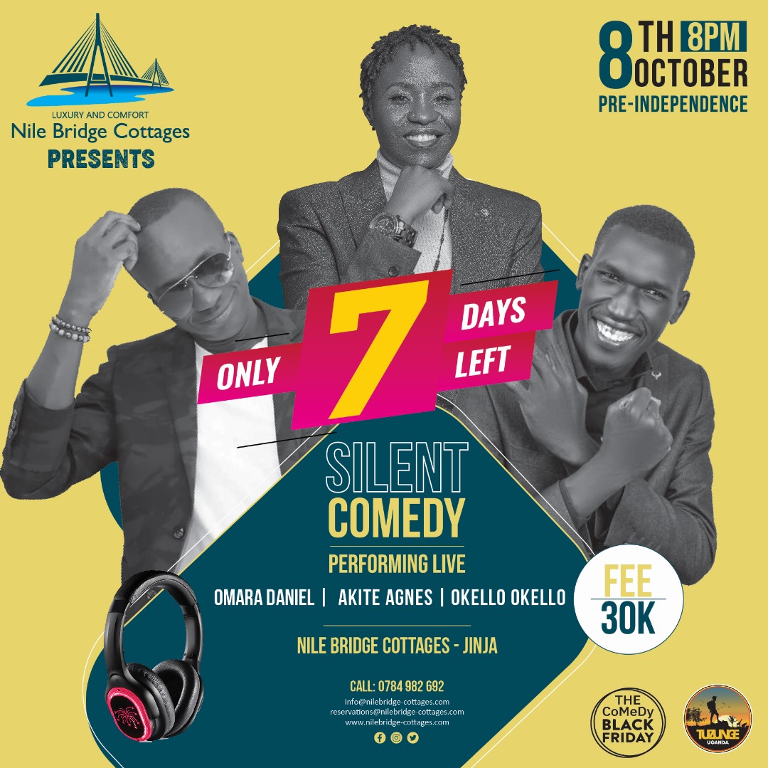 The goal was not spend any penny Early This month but <a href="/NileBridgeCotts/">Nile Bridge Cottages</a> deserves my 30k for the silent comedy
#SilentComedyAtNBC 
🔖Miss not <a href="/okellokelo/">Okello Okello✊🎤</a>
