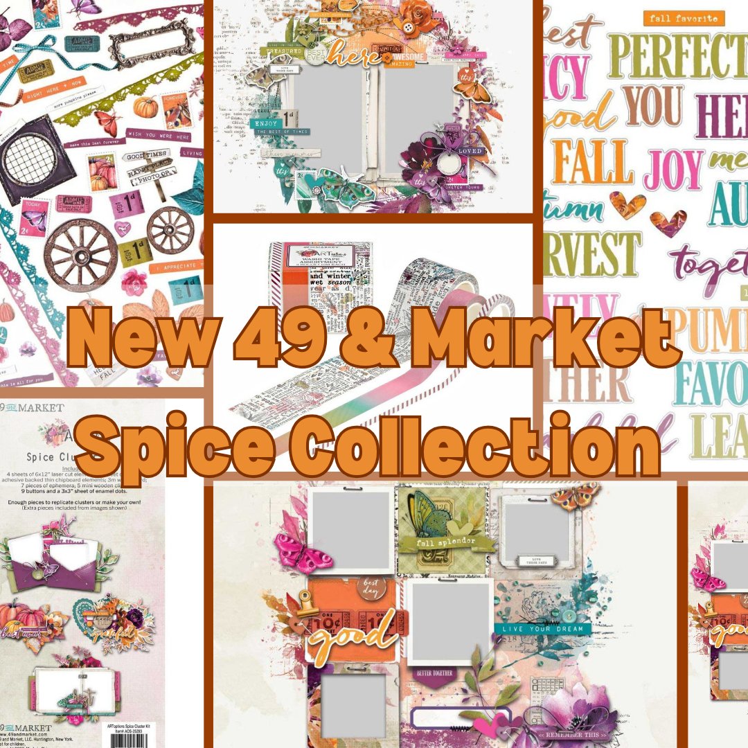 Joggles's tweet image. New 49 &amp;amp; Market ARToptions Spice Collection. Features warm pumpkin and pomegranate, with a dash of turquoise, pink, and green added to round out the flavors of fall.  This collection is gorgeous!
Shop here: joggl.es/ueVpbwTf

#createwithjoggles
#mixedmedia
#49andmarket
